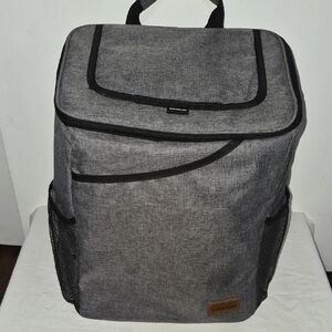 Canway Gray Cooler Backpack with Black Accents